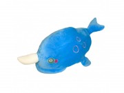 Детский плед-подушка 2150 дельфин голубой