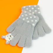 Перчатки для малышей (арт. 21-7-3а) XS серый