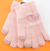 Перчатки для сенсорного телефона для девочек (арт. 22-25-30) XS розовый