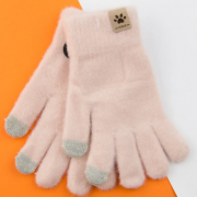Перчатки для детей для сенсорного телефона (арт. 22-25-46) XS светло-розовый