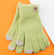 Перчатки для детей для сенсорного телефона (арт. 22-25-46) XS зеленый