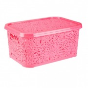 Кошик R plastic Ажур MRP-50829 6л, 28,5x20,5x12,5см, рожевий