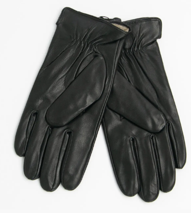 Моловічі демісезонні рукавички з якісної шкіри (арт. M20-230-3) M чорні