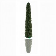 Елка искусственная -  Devi, 210 см, из двух частей, металлическая ножка, туя, зеленый, пвх (тм1)