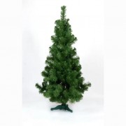 елка искусственная - милена, 120 см, пластиковая ножка, сосна, зеленый, пвх devi  (мм-120)