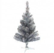 елка искусственная новогодняя 90 см, серебристый, густая, пвх devi  (маг-90/2)
