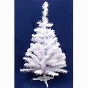 сосна мистецька новорічна 90 см, білий, пвх devi (маг-90)