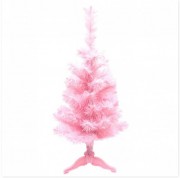 елка искусственная новогодняя 80 см, розовый, густая, пвх devi (маг-80/3)