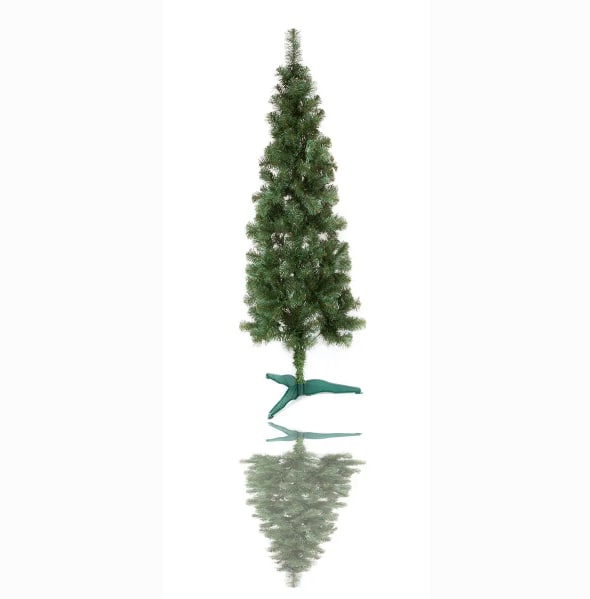 елка искусственная - промо, 150 см, из двух частей, devi , ель, зеленый, пвх (promo-150)