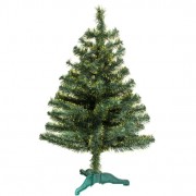 елка искусственная новогодняя 90 см, зелено-золотистый, пвх devi  (7маг-90)