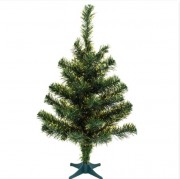 елка искусственная новогодняя 60 см, зелено-золотистый, пвх devi (4маг-60)