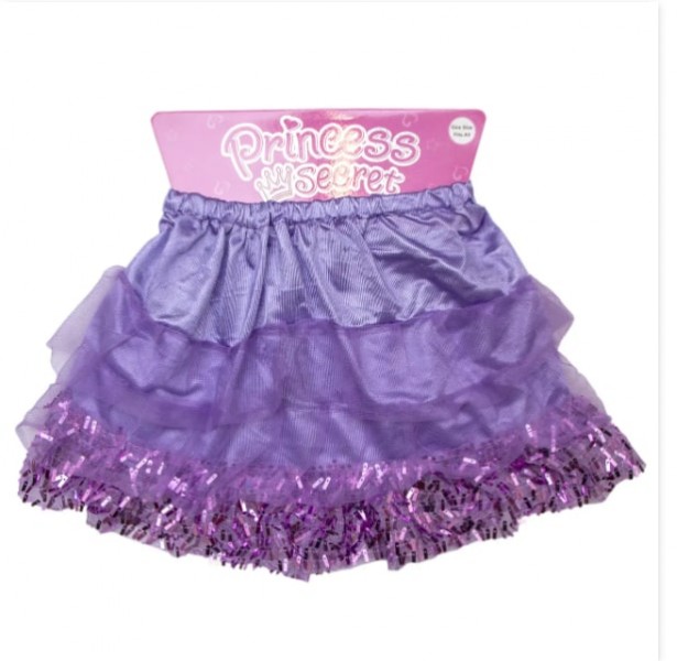 Дитяча карнавальна спідниця, 30 см, фіолетовий, текстиль devi (drw-307)