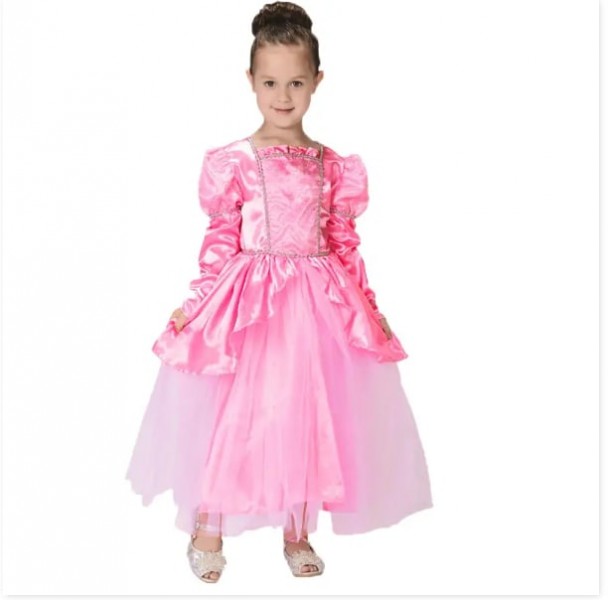 Дитячий карнавальний костюм , зростання 92-104 см, рожовий, devi, поліестер (cc275a)