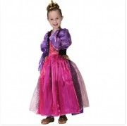 Детский карнавальный костюм принцесса, рост 110-120 см, фиолетовый, devi, полиэстер (cc290b)
