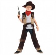 Детский карнавальный костюм devi, рост 92-104 см, коричневый, вискоза, полиэстер (091037a)