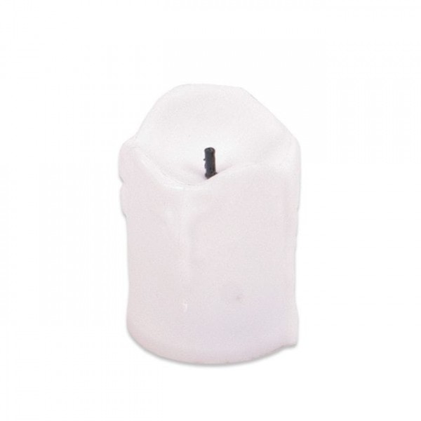 Свічка пластикова LED біла H-5 см. Flora 27750
