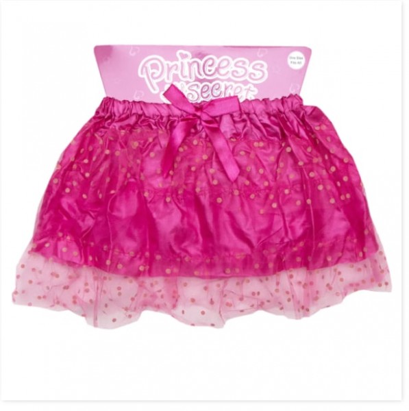 Дитяча карнавальна спідниця, 27 см, темно-рожовий, текстиль devi (drw-320)