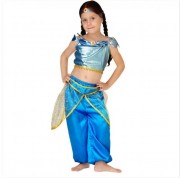 Детский карнавальный костюм devi, рост 110-120 см, голубой, вискоза и полиэстер (cc004b)