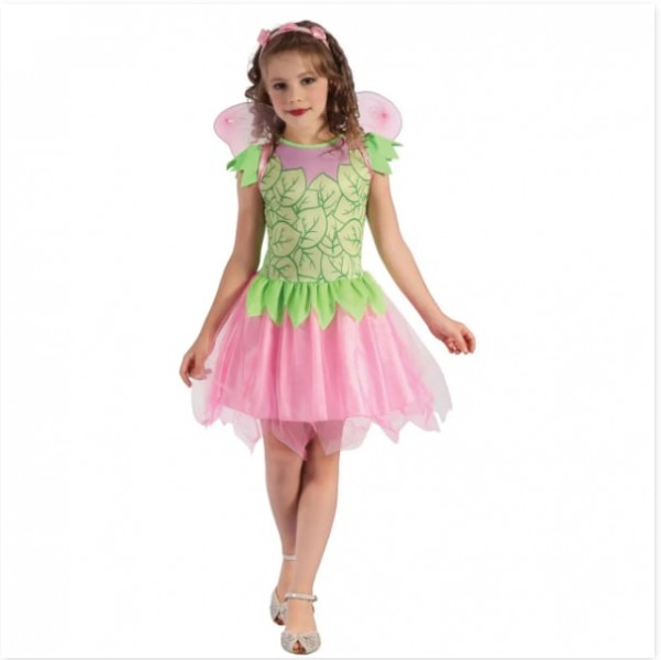 Дитячий карнавальний костюм фея, рост 92-104 см, рожовий, віскоза, поліестер devi (091036a)