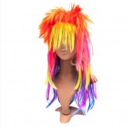 парик карнавальный, 48-50 см, разноцветный, синтетическое волокно devi (461950)