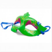 Карнавальная маска, 20x9 см, зеленый, пластик devi (462025-4)