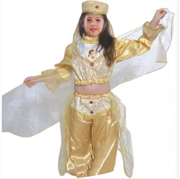 Дитячий карнавальний костюм Devi 4 (4 роки - 102 см), жовтий, поліестер (460519-1)