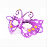 маска карнавальная, 19x15 см, пластик, фиолетовый devi (461691-2)