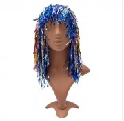 парик карнавальный разноцветный, 43-45 см, пвх devi (462254_