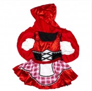 Детский карнавальный костюм devi, рост 92-104 см, красный, вискоза, полиэстер (091053a)