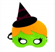 карнавальный набор ободок + маска карнавальный набор ободок + маска зомби, зеленый, фетр devi (51332