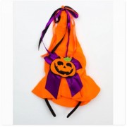 карнавальная шляпа-ободок тыква, оранжевый, фиолетовый, фетр devi (513276-2)