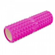 Роллер для йоги и пилатеса SP-Sport Grid Spine Roller (FI-6674) 45см розовый