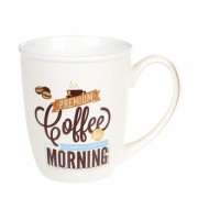 Чашка фарфоровая Morning Coffee 0,34 л. Flora 31671