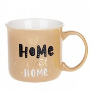 Чашка керамическая Sweet Home 0,4 л. бежевая Flora 31620