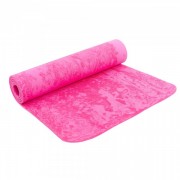 Коврик для фитнеса и йоги SP-Planeta (FI-4936) 183x61x0,8см Розовый