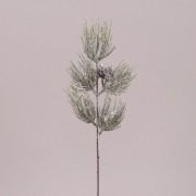 Ветка елки заснеженная 44 см. Flora 75551