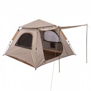 Палатка трехместная с тентом для кемпинга и туризма Zelart SY-22ZP001 Серый