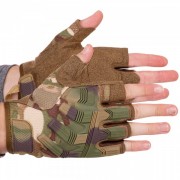 Перчатки тактические с открытыми пальцами SP-Sport BC-8808 размер M камуфляж