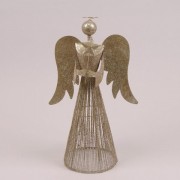 Ангел декоративный золотой 40 см. Flora 21715