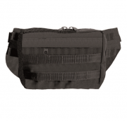 СУМКА ПОЯСНАЯ СО ВСТРОЕННОЙ КОБУРОЙ ТАКТИЧЕСКАЯ ЧЕРНАЯ MIL-TEC PISTOLEN HIP BAG SCHWARZ (16149002)