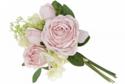 Декоративний букет з троянд та гортензії BonaDi DY7-393, 26см