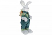 Декоративна фігурка BonaDi Кролик у підтяжках NY27-912, 59см