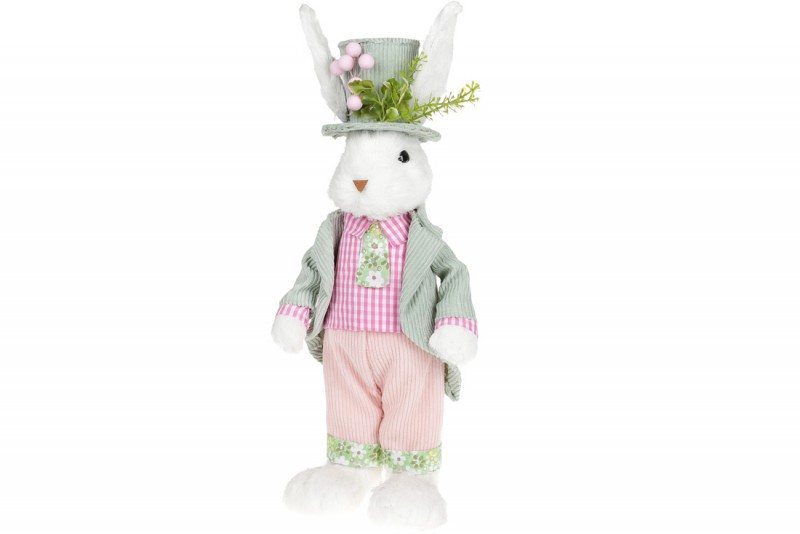 Декоративная фигурка BonaDi Кролик в цилиндре NY27-908, 45см
