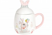 Кухоль керамічний BonaDi Веселий кролик DM138-E, 450мл