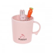 Кухоль порцеляновий BonaDi Rabbit рожевий 927-222, 380мл