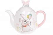 Чайник керамический BonaDi Веселый кролик DM140-E, 1л.