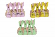 Набір декоративних міні-прищіпок BonaDi Кролики 781-951, 3х4шт. 7.7см