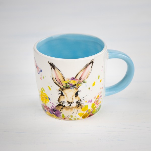 Чашка Elisey Квітковий кролик 4002-002, 4шт. 400мл.
