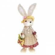 Декоративна Пасхальна фігурка Flora Кролик дівчинка із сумочкою 42024, 51 см.
