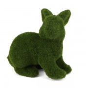 Декоративна фігурка Elisey Зелений кролик 6018-132, 14.5 см
